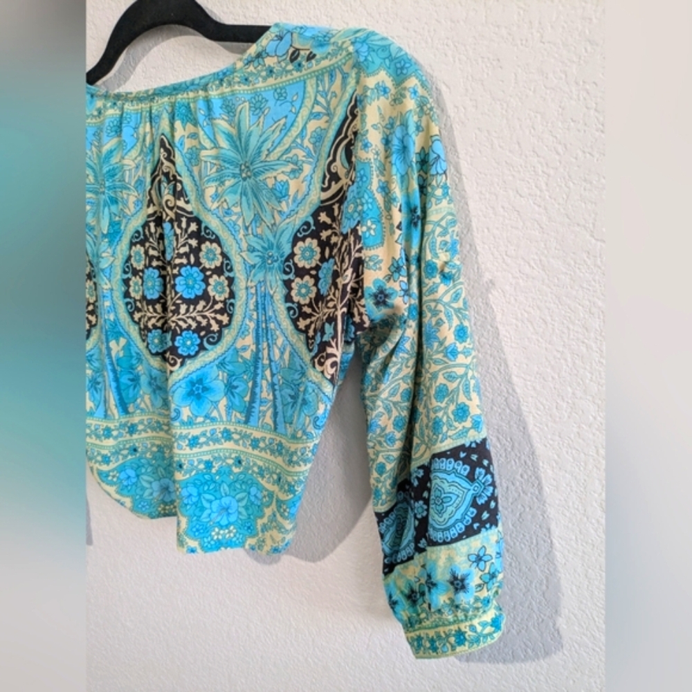 Spell Aloha Fox Gown Altered To Skirt And Crop Top size XS - Picture 9 of 15